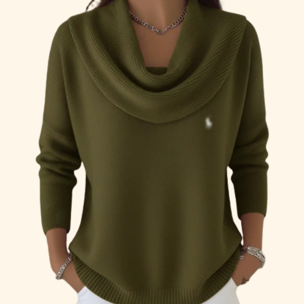 Soft Cowl Elegance Sweater