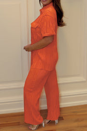 CAMILLE PLEATED LOUNGE SET