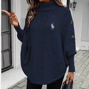 Heritage Cable Knit Poncho