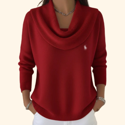 Soft Cowl Elegance Sweater