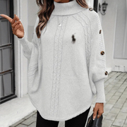 Heritage Cable Knit Poncho