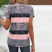 CLARA CASUAL STRIPED BLOUSE