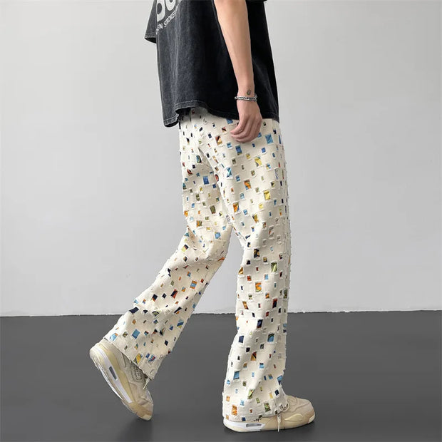 MOSAIC - STRAIGHT FIT PANTS