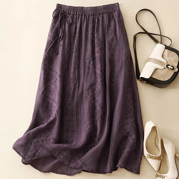 MARGAUX FLORAL MIDI SKIRT