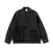 Vintage Wash Denim Kimono