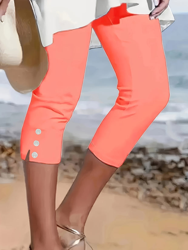 Clara Polished Stretch Capri