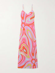Signature Print Maxi Dress
